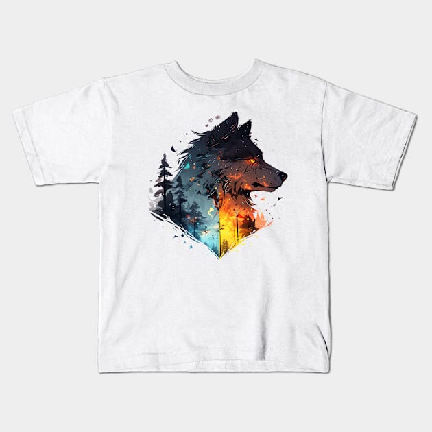 wolf Kids T-Shirt by dorapeterx